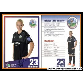 Autogramm Fussball (D) | 1. FFC Frankfurt | 2016 | Lise MUNK