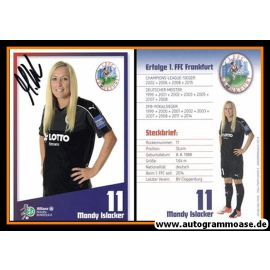 Autogramm Fussball (D) | 1. FFC Frankfurt | 2016 | Mandy ISLACKER