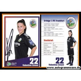 Autogramm Fussball (D) | 1. FFC Frankfurt | 2017 | Valentina LIMANI