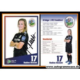 Autogramm Fussball (D) | 1. FFC Frankfurt | 2017 | Nadine ANSTATT