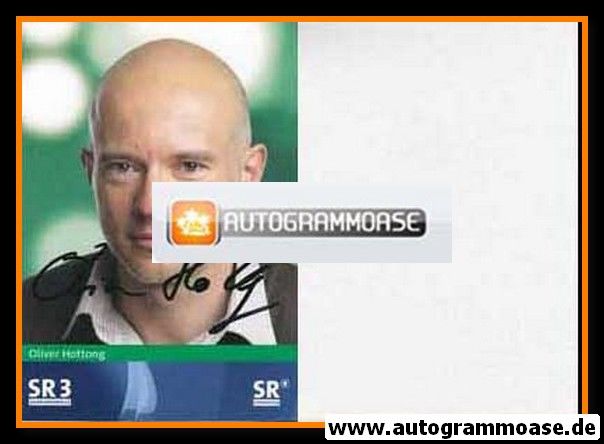 Autogramm Radio | SR3 Saarlandwelle | Oliver HOTTONG | 2000er (Portrait Color)