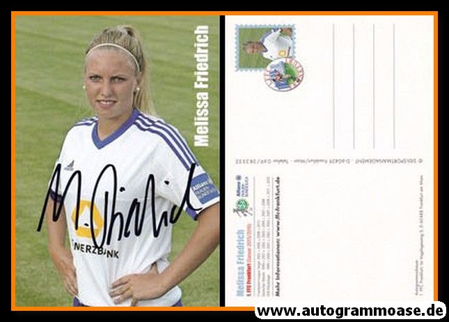 Autogramm Fussball (D) | 1. FFC Frankfurt | 2015 | Melissa FRIEDRICH