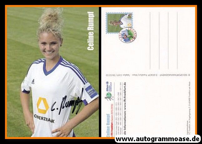 Autogramm Fussball (D) | 1. FFC Frankfurt | 2015 | Celine RUMPF