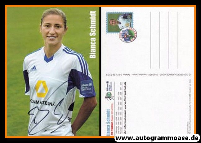 Autogramm Fussball (D) | 1. FFC Frankfurt | 2014 | Bianca SCHMIDT