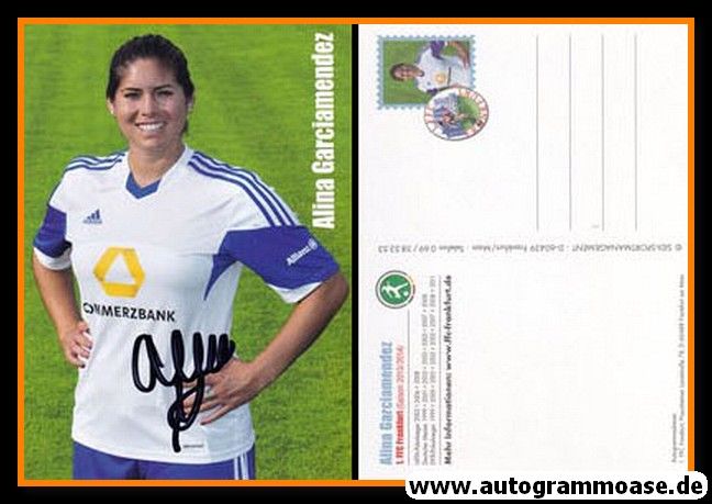 Autogramm Fussball (D) | 1. FFC Frankfurt | 2013 | Alina GARCIAMENDEZ