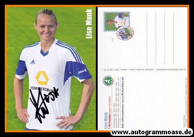 Autogramm Fussball (D) | 1. FFC Frankfurt | 2013 | Lise MUNK