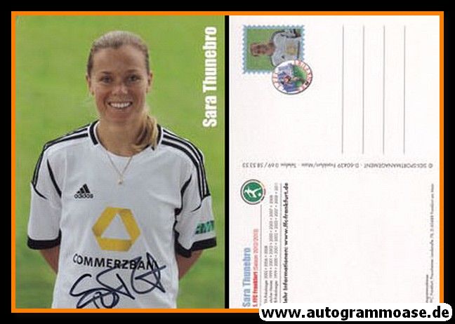 Autogramm Fussball (D) | 1. FFC Frankfurt | 2012 | Sara THUNEBRO