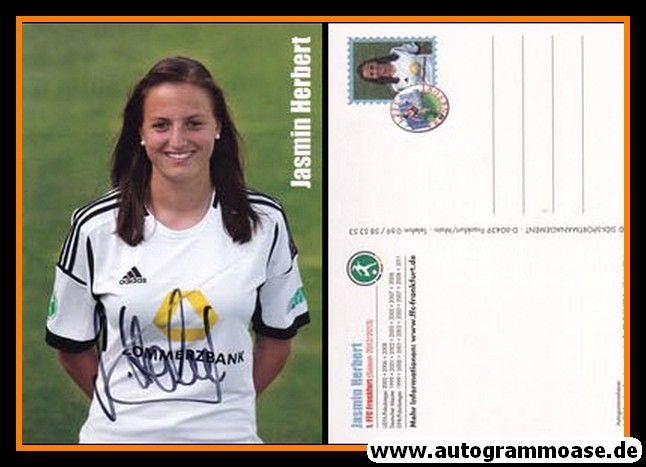 Autogramm Fussball (D) | 1. FFC Frankfurt | 2012 | Jasmin HERBERT
