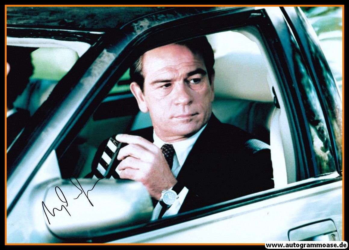 Autogramm Film (USA) | Tommy LEE JONES | 1998 Foto "US Marshals" XL