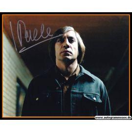 Autogramm Film (Spanien) | Javier BARDEM | 2007 Foto "No Country For Old Men" XL 1