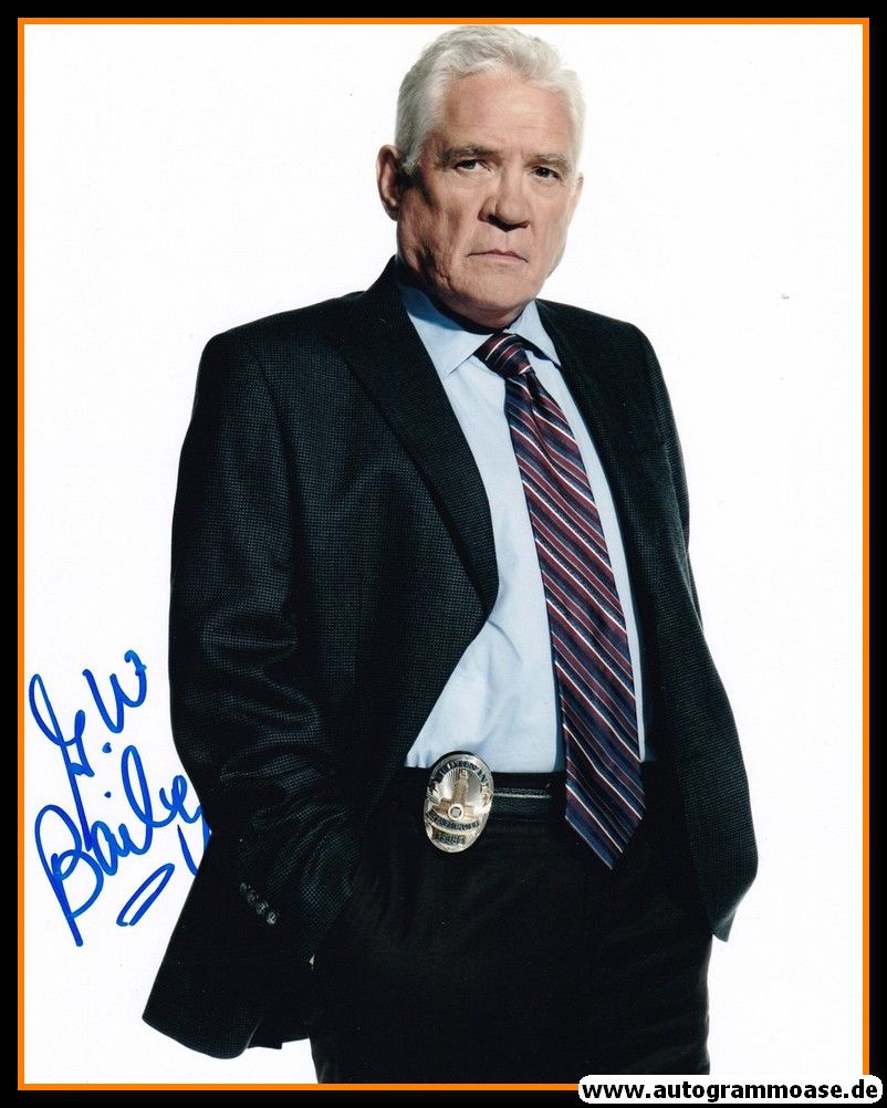 Autogramm Film (USA) | G.W. BAILEY | 2010er Foto (Portrait Color)