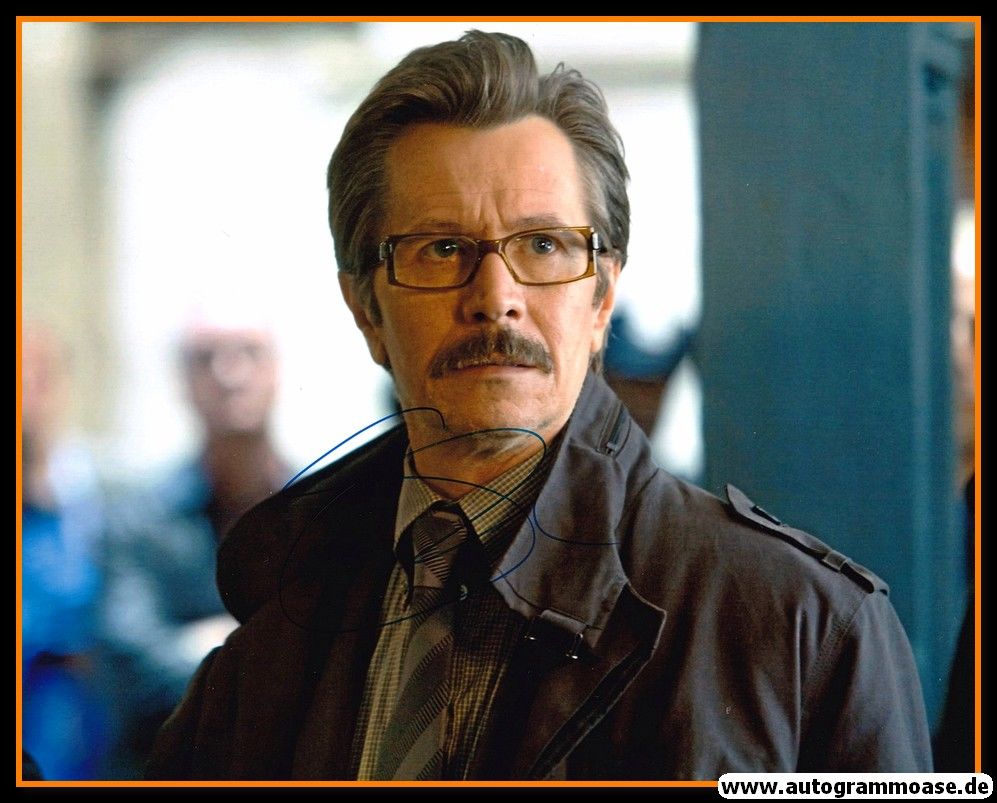 Autogramm Film (UK) | Gary OLDMAN | 2012 Foto "Batman Dark Knight Rises" XL 1