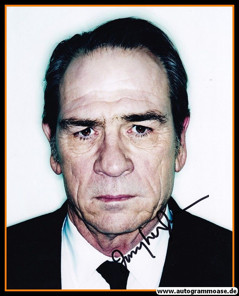 Autogramm Film (USA) | Tommy LEE JONES | 2010er Foto (Portrait Color) XL