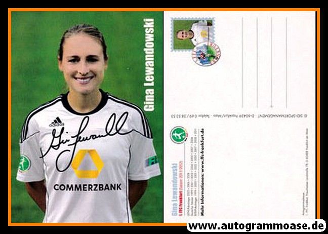 Autogramm Fussball (D) | 1. FFC Frankfurt | 2011 | Gina LEWANDOWSKI