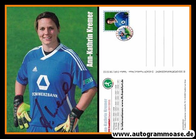 Autogramm Fussball (D) | 1. FFC Frankfurt | 2011 | Ann-Kathrin KREMER