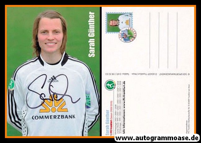 Autogramm Fussball (D) | 1. FFC Frankfurt | 2009 | Sarah GÜNTHER