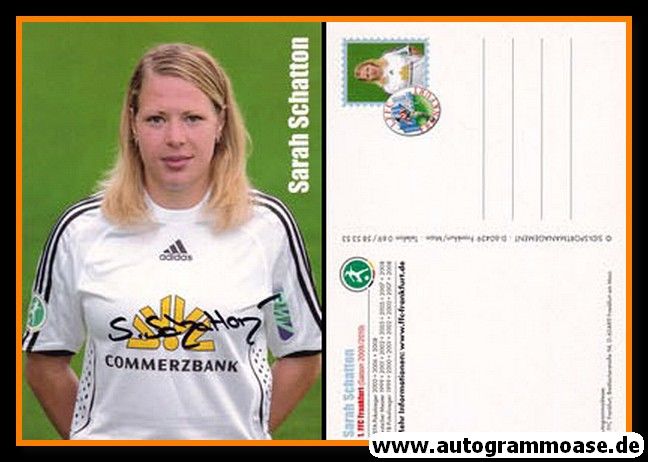 Autogramm Fussball (D) | 1. FFC Frankfurt | 2009 | Sarah SCHATTON