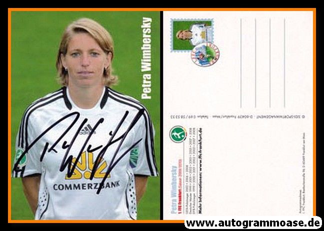 Autogramm Fussball (D) | 1. FFC Frankfurt | 2009 | Petra WIMBERSKY