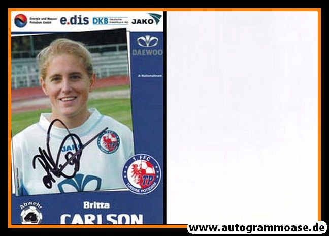 Autogramm Fussball (D) | 1. FFC Turbine Potsdam | 2004 | Britta CARLSON