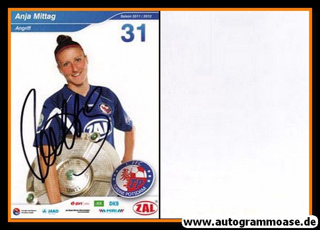 Autogramm Fussball (D) | 1. FFC Turbine Potsdam | 2011 | Anja MITTAG