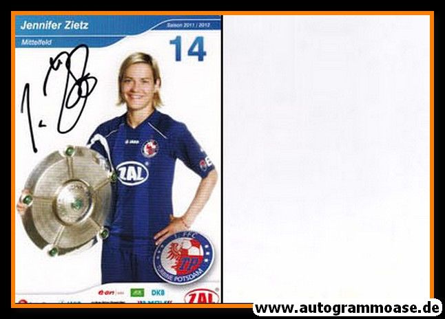 Autogramm Fussball (D) | 1. FFC Turbine Potsdam | 2011 | Jennifer ZIETZ