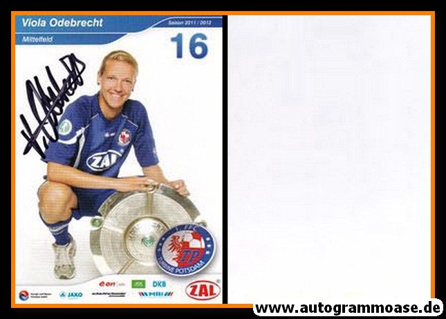 Autogramm Fussball (D) | 1. FFC Turbine Potsdam | 2011 | Viola ODEBRECHT