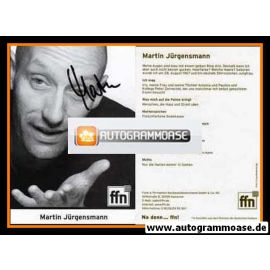 Autogramm Radio | FFN | Martin JÜRGENSMANN | 2000er (Portrait SW)