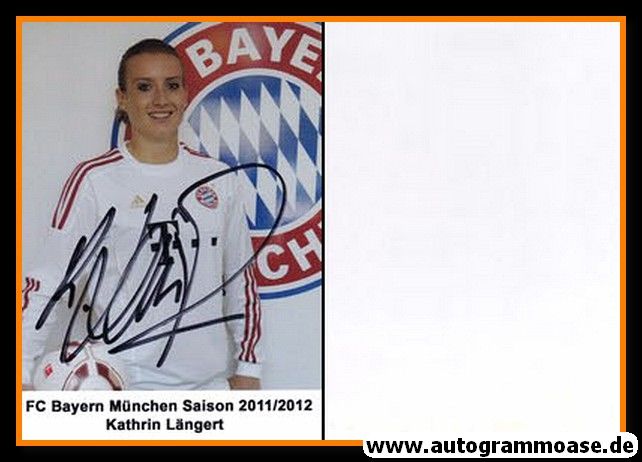 Autogramm Fussball (D) | FC Bayern München | 2011 | Kathrin LÄNGERT