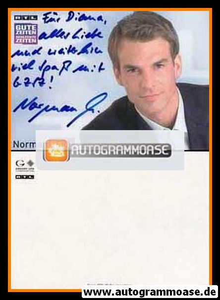 Autogramm TV | RTL | Norman KALLE | 2000er "GZSZ"