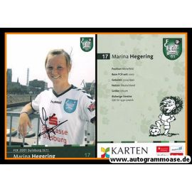 Autogramm Fussball (D) | FCR 2001 Duisburg | 2010 | Marina HEGERING