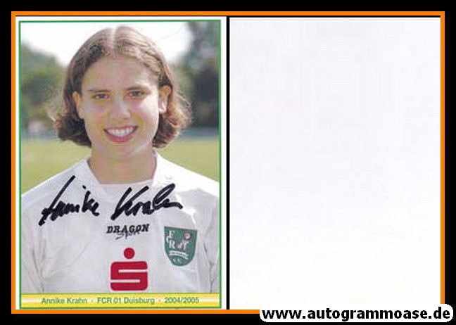 Autogramm Fussball (D) | FCR 2001 Duisburg | 2004 | Annike KRAHN