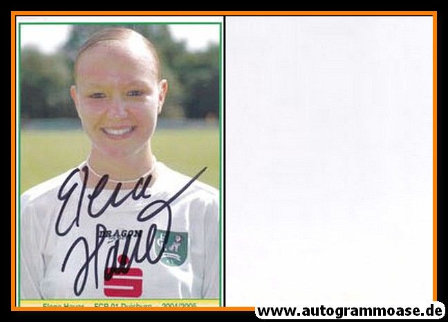 Autogramm Fussball (D) | FCR 2001 Duisburg | 2004 | Elena HAUER