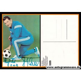 Autogramm Fussball | DFB | 1970er Adidas | Fritz WALTER (blauer Anzug)
