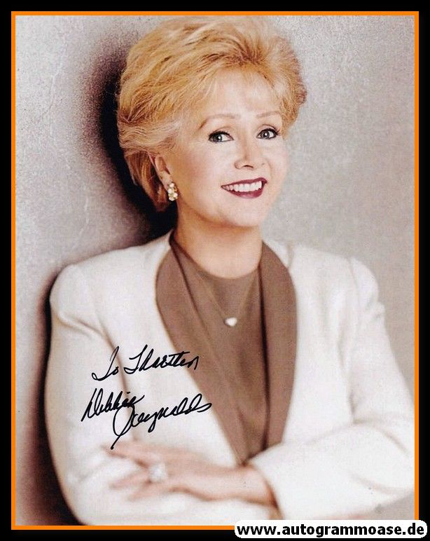 Autogramm Film (USA) | Debbie REYNOLDS | 2000er Foto (Portrait Color XL)