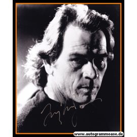 Autogramm Film (USA) | Tommy LEE JONES | 1990er Foto (Portrait SW XL)