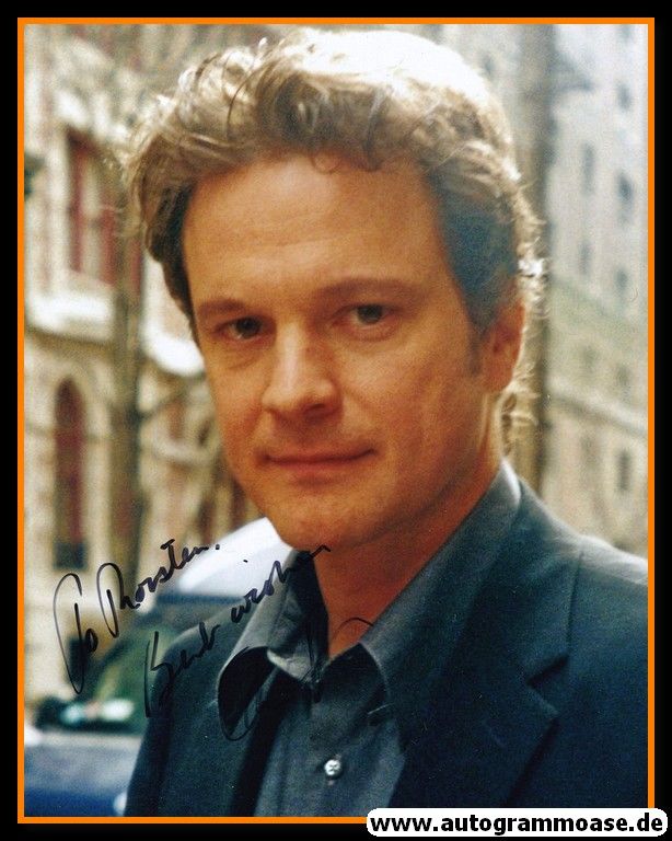 Autogramm Film (UK) | Colin FIRTH | 2000er Foto (Portrait Color XL)
