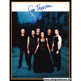 Autogramme Metal (NL) | WITHIN TEMPTATION | 2007 Foto (Gruppenbild Color XL) + 3 AG