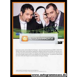 Autogramme Radio | MDR1 Thüringen | Matthias KARPE + Peter RÜBERG | 2010er (Portrait Color)
