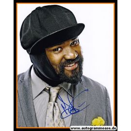 Autogramm Jazz (USA) | Gregory PORTER | 2010er Foto (Portrait Color XL)