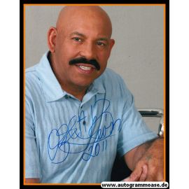 Autogramm Salsa (Venezuela) | Oscar D´LEON | 2000er Foto (Portrait Color XL)