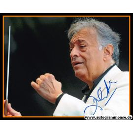 Autogramm Dirigent (Indien) | Zubin MEHTA | 2010er Foto (Portrait Color XL)