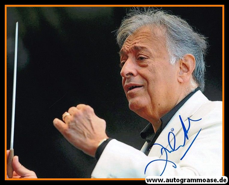 Autogramm Dirigent (Indien) | Zubin MEHTA | 2010er Foto (Portrait Color XL)
