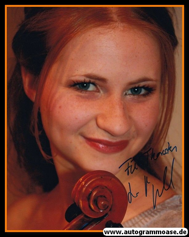 Autogramm Violine (DE) | Liv MIGDAL | 2010er Foto (Portrait Color XL)