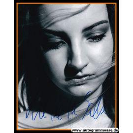 Autogramm Instrumental (Klavier) | Lise DE LA SALLE | 2000er Foto (Portrait SW XL)