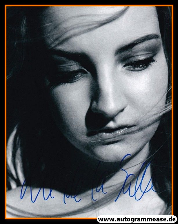 Autogramm Instrumental (Klavier) | Lise DE LA SALLE | 2000er Foto (Portrait SW XL)