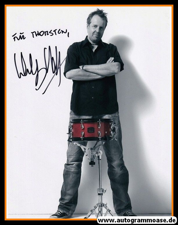 Autogramm Instrumental (Schlagzeug) | Wolfgang HAFFNER | 2010er Foto (Konzert Color XL)