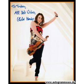 Autogramm Violine (UK) | Chloe HANSLIP | 2010er Foto (Portrait Color XL) 1