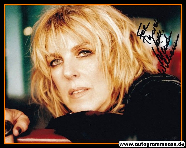 Autogramm Country (USA) | Lucinda WILLIAMS | 2000er Foto (Portrait Color XL)