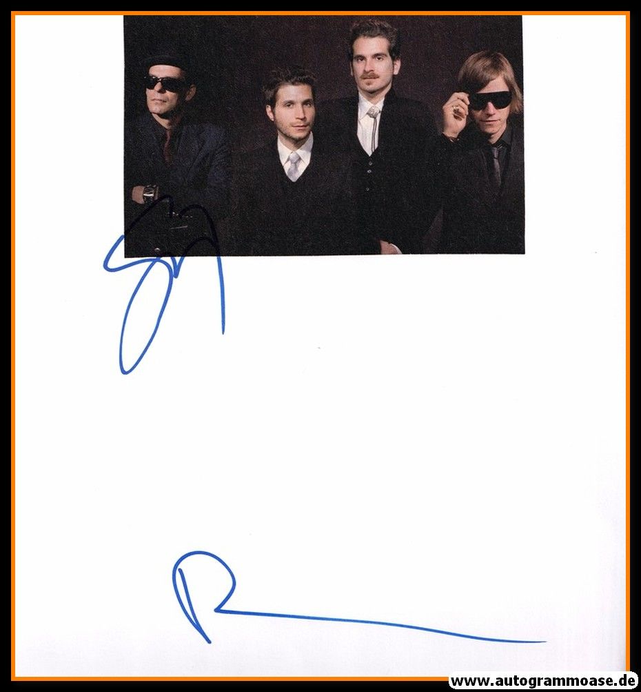 Autogramme Rock (USA) | INTERPOL | (Paul Banks + Sam Fogarino)
