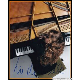 Autogramm Instrumental (Klavier) | Lise DE LA SALLE | 2000er Foto (Portrait Color XL)
